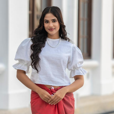 Elara puff sleeve