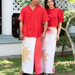 Sun and moon sarong